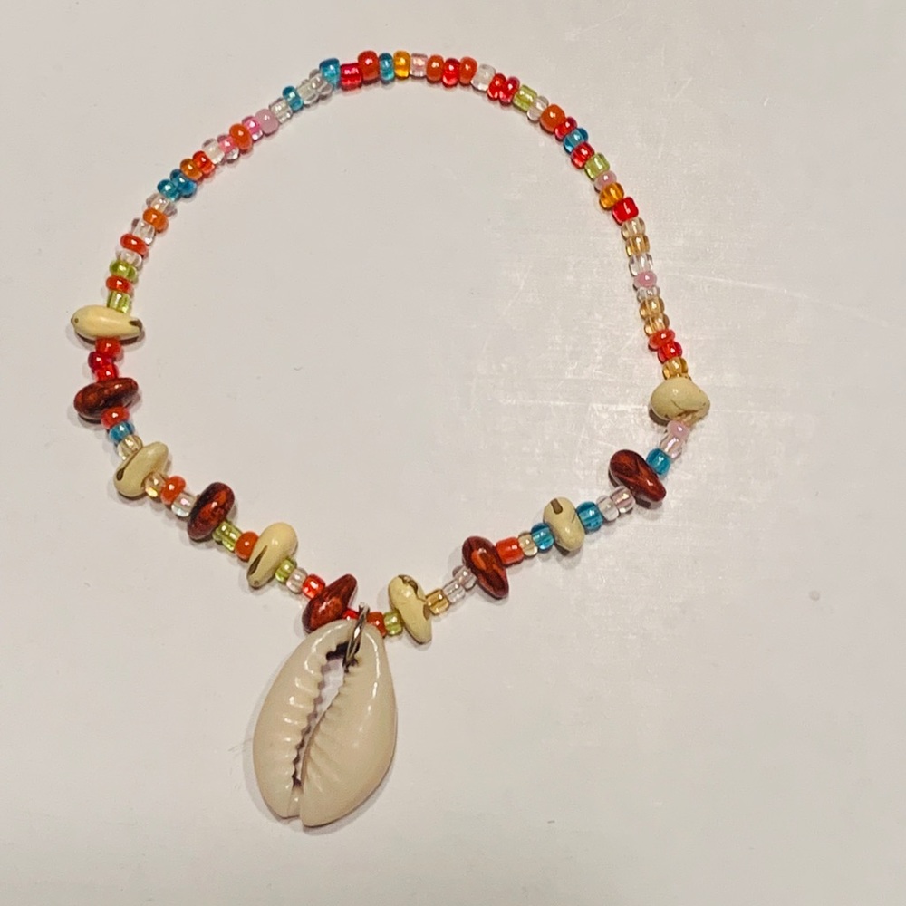 Handmade Cowrie Shell anklet